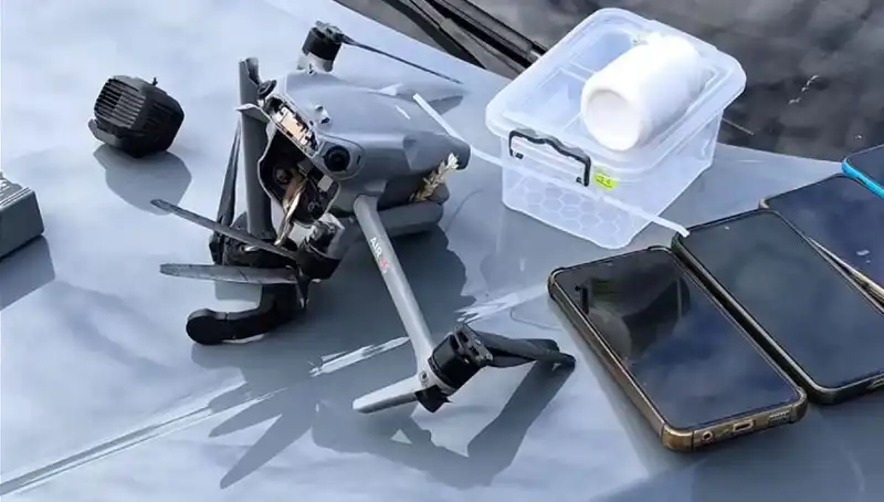 Uyuşturucu Sevkiyatı İçin Kullanılan Drone, Güvenlik Güçleri Tarafından Düşürüldü!