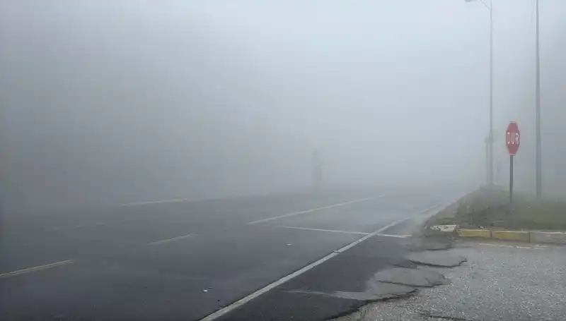 Bolu Dağı'nda Sisin Gizemli Etkisi: Görüş Mesafesi Azaldı