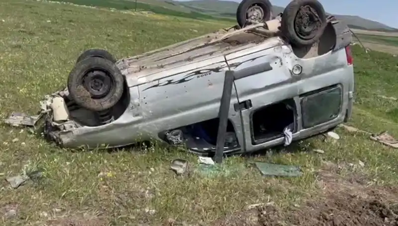 Konya'da Otomobil Takla Attı: Kazada İki Kişi Yaralandı