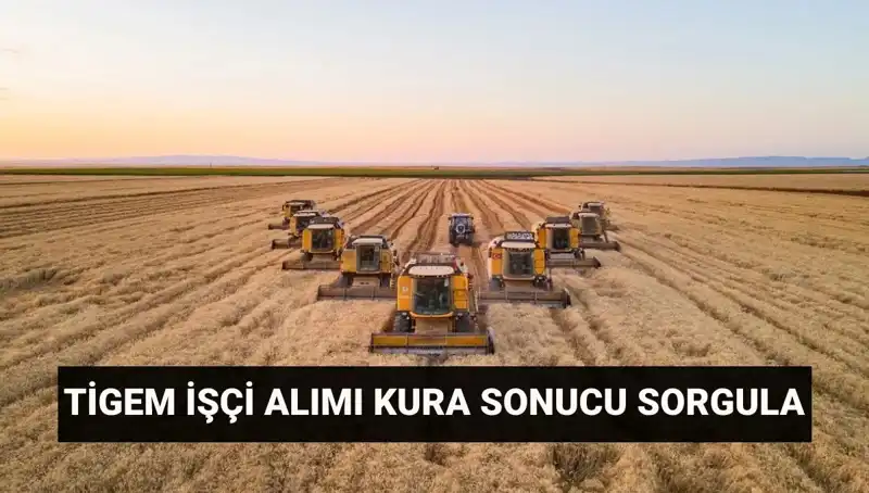 TİGEM 306 İşçi Alımı Kura Sonuçları Açıklandı: Mülakat Tarihleri Ne Zaman?