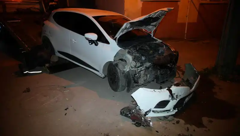 Alkollü Sürücünün Dehşet Saçtığı Olayda 5 Araç Zarar Gördü