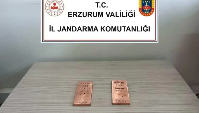 2 Kilo Sahte Külçe Altın Ele Geçirildi: Trafik Kontrolünde Şok Tespit
