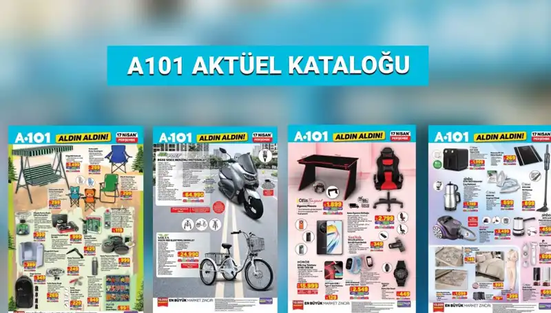 A101 Market'te 17-24 Nisan Fırsatları: Ütüden Tencere Setine Kaçırılmayacak Ürünler!