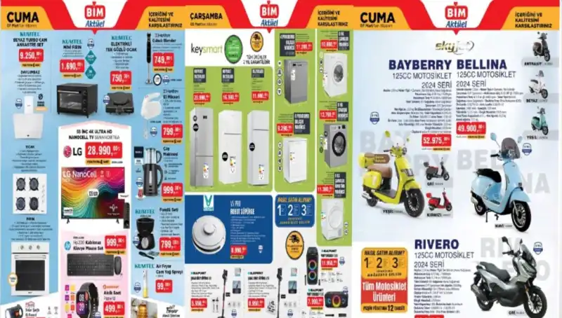 En Uygun Fiyatlarla Alışveriş Keyfi: BİM 4-7 Mart Aktüel Ürünleri