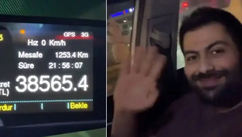 İstanbul'dan Antalya'ya Büyüleyici Yolculuk: Taksimetre 22 Saat Açık Kaldı