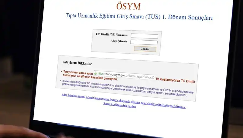 TUS 2025 Birinci Dönem Sınav Sonuçları Açıklandı: Sorgulama için Hız Kesmeyin!