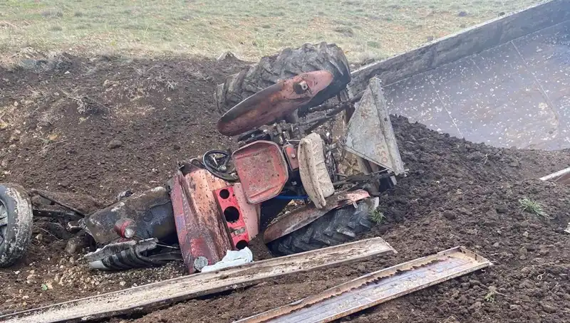 Kayseri'de Kontrolden Çıkan Traktör Şarampole Yuvarlandı: Kazanın Ayrıntıları ve Sonrası