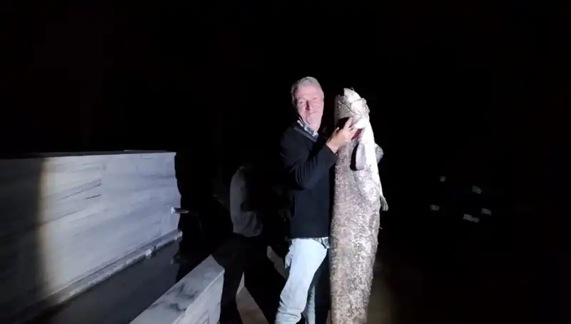 Oltaya Takılan 40 Kilo Balık: Barajda Fırtına Gibi!