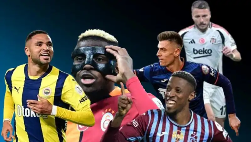 Türkiye Süper Lig'de Gol Krallığı Yarışı: Osimhen, Banza ve En-Nesyri'nin Son Durumu
