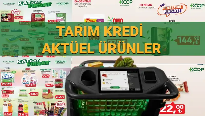 Tarım Kredi Marketleri'nde 4-7 Nisan Fırsatları: Temizlik ve Kahvaltılık İndirimleri!