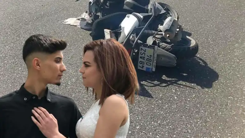 Genç Çiftin Motosiklet Kazası, Hayallerini Sonlandırdı